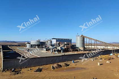500tpd gold cyanide processing plant